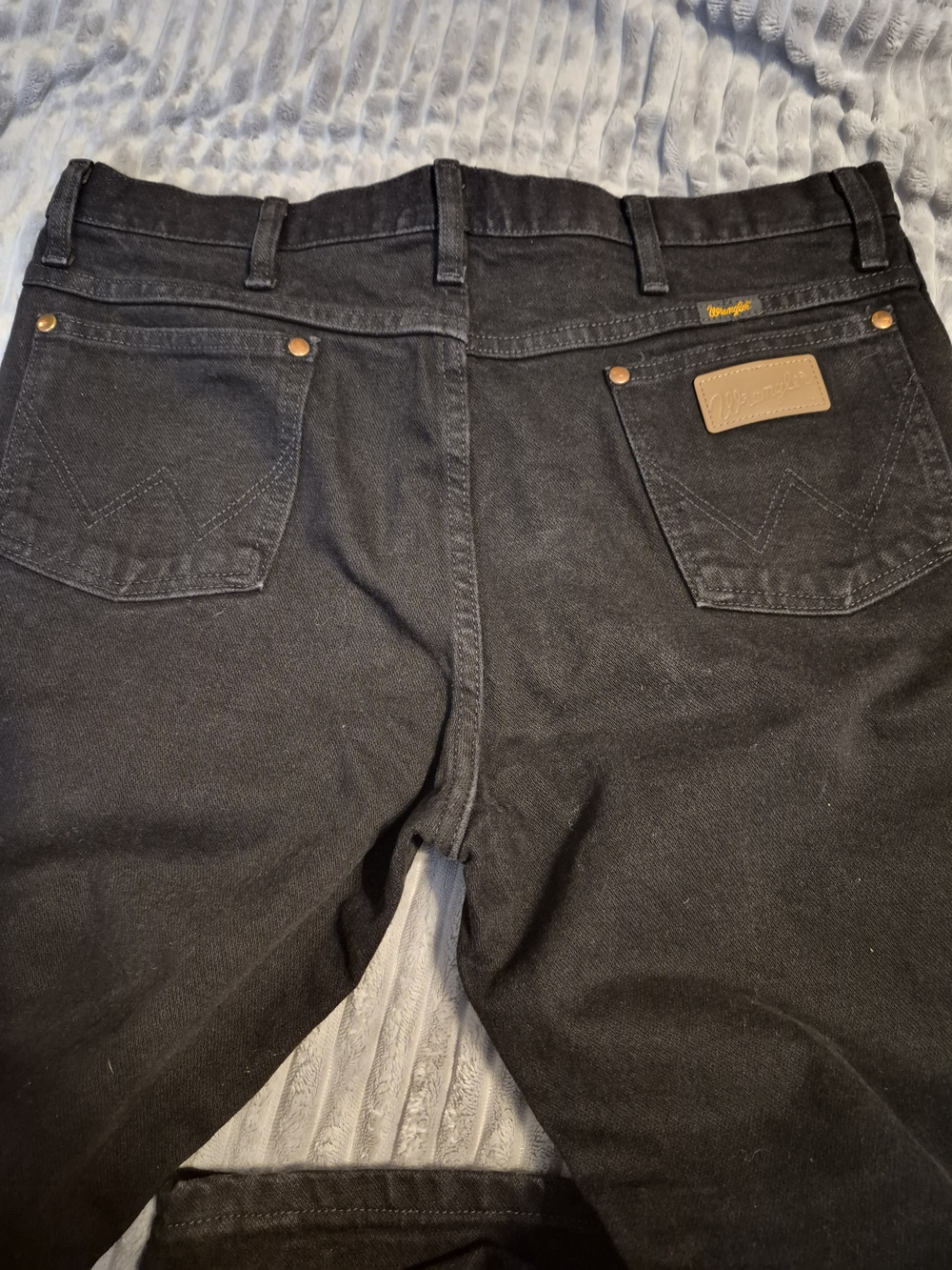 Wrangler Men’s Black Slim Fit Jeans